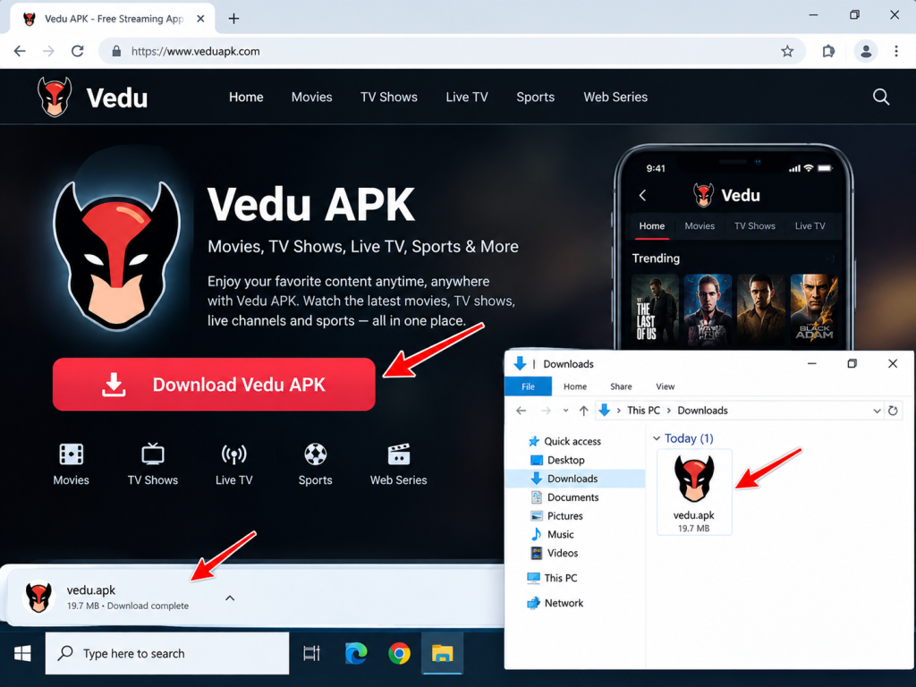 How to Download & Install Vedu App on Windows 10/11